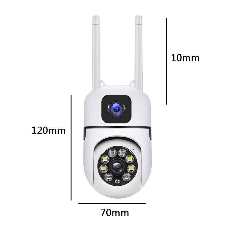 Dual-Lens PTZ Security Camera - Indoor 360° Rotation, Two-Way Audio, HD Surveillance With Auto Tracking​_voghion.com