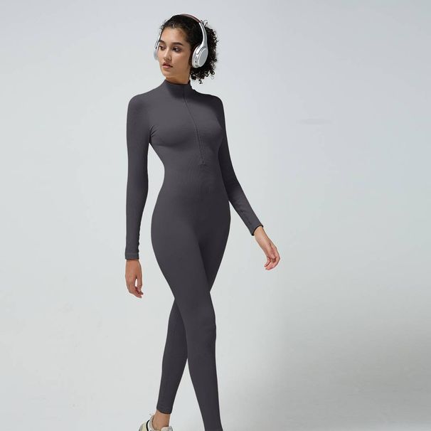 Women's Clothing New Thread High Intensity Training One Piece Yoga Suit Without Chest Pad Sports Slim Women's Jumpsuit_voghion.com