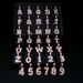 Custom Trendy Brand Silver Moissanite/Copper Zircon Letter Splicing Necklace Hip Hop Pendant_voghion.com