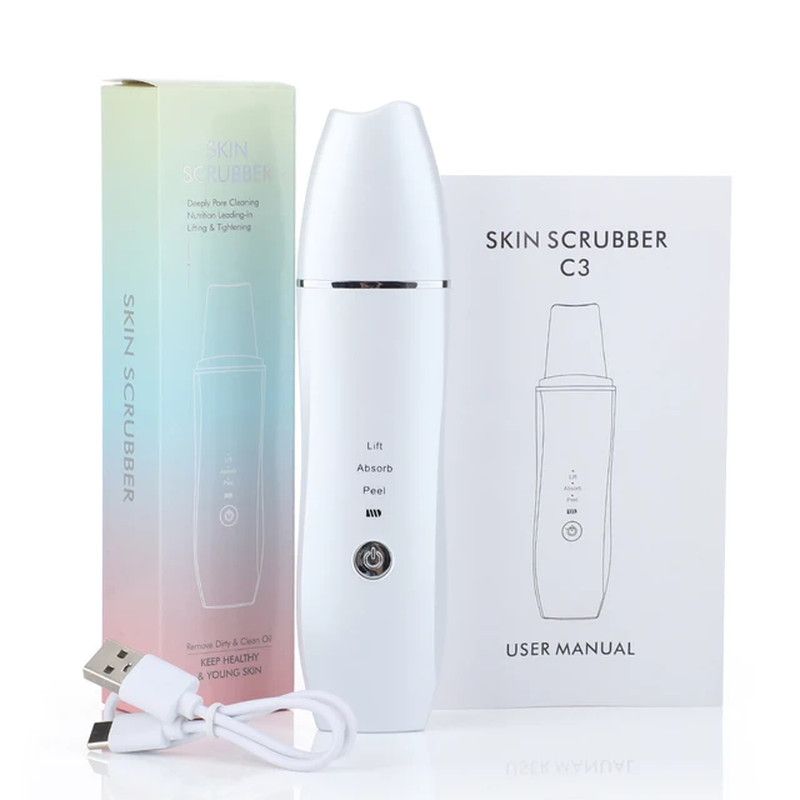 Ultraschall-Hautwäscher Mitesser Peeling Entferner Gesichtsporen Tiefenreinigung_voghion.com