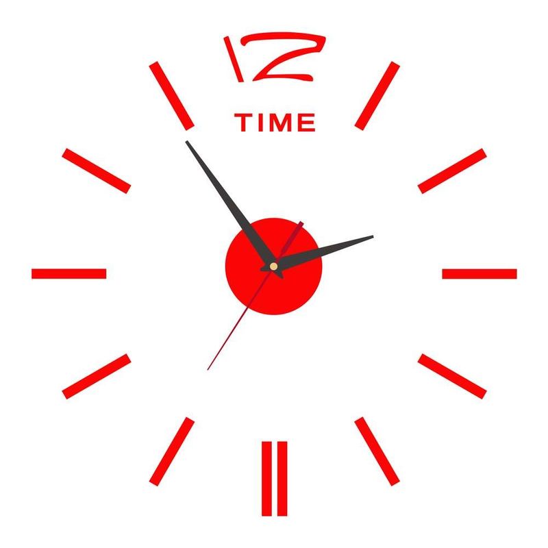 Acrylic Frameless Wall Clock Simple Creative Living Room Bedroom No Punch Clock Diy Personalised Mute Decorative Wall Sticker Clock_voghion.com