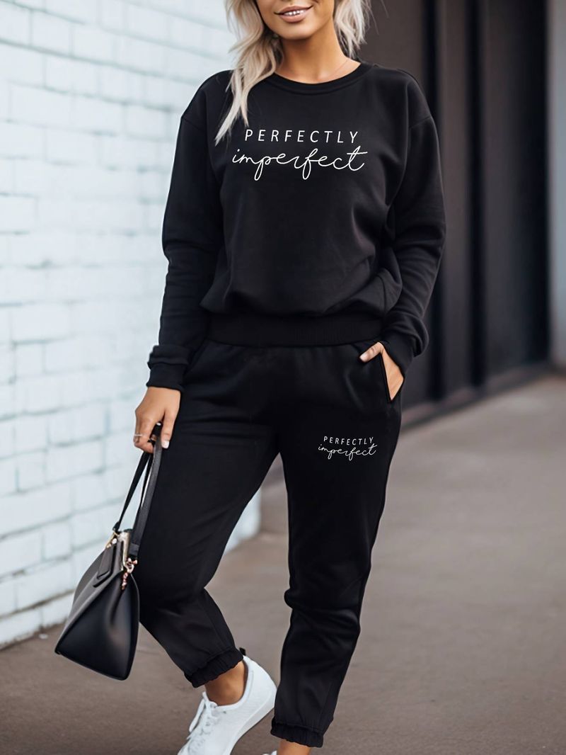 Solid Color Hoodie Set With Threaded Bottom For Men's And Women's Casual Sportswear, Sweatpants And Sweatpants Set_voghion.com