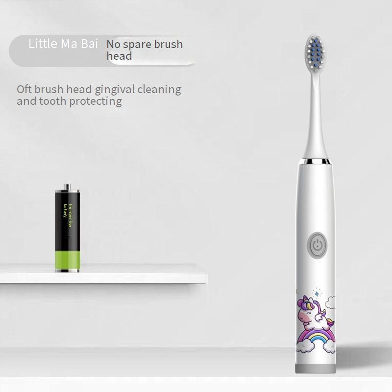 Kids Electric Toothbrush With 5+ Modes, IPX7 Waterproof, Soft Bristles & USB Rechargeable - Fun Cartoon Designs_voghion.com