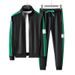 Conjunto deportivo ligero para hombre, sudadera con capucha transpirable, pantalones deportivos para gimnasio y running (verde, azul y negro, tallas M-5XL)_voghion.com