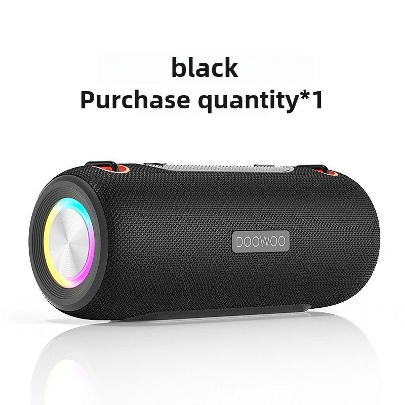 portable outdoor Bluetooth speaker: 30W sound quality, IPX6 waterproof, colorful lighting effect, long-lasting battery life, answering calls, TFcard_voghion.com