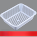 Plastic Rectangular Thickened Hollow Mesh Vegetable Washing Draining Fruit Storage Basket Large Commercial Use_voghion.com