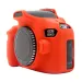 Weiche Silikon Rüstung Haut Fall DSLR Kamera Tasche Körper Abdeckung Schutz Schwarz Rot Für Canon EOS 1300D (Rebel T6)/1500D Digital Kamera_voghion.com