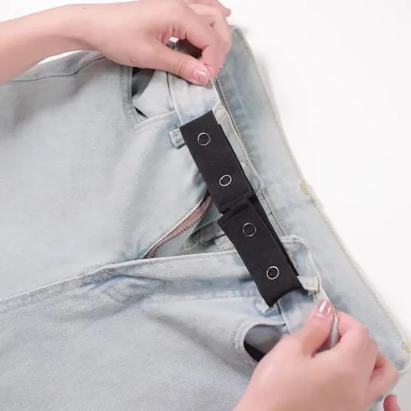 HOT Belts for Women Buckle-free Elastic Invisible Jeans Belt Without Buckle Easy Men Stretch No Hassle_voghion.com