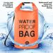 Bolsa seca flotante impermeable para natación al aire libre con un solo hombro y dos baldes OCEAN PACK_voghion.com