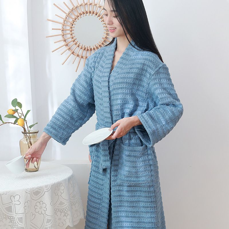 Νυχτικό από απορροφητικό βαμβάκι για άνδρες και γυναίκες σε στυλ ζευγαριού για ενήλικες_voghion.com