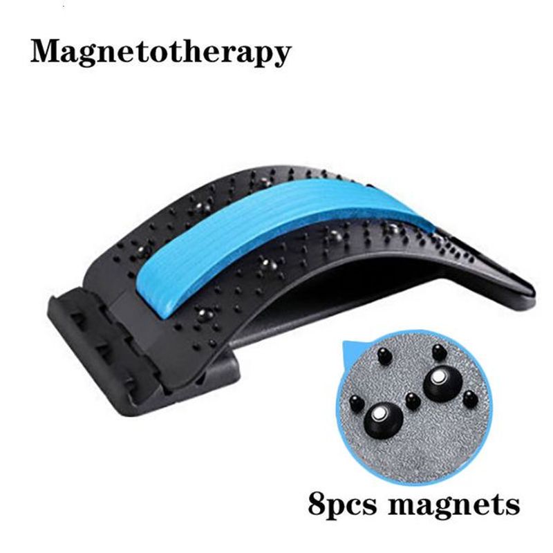 Masajeador de espalda Magnetoterapia Multinivel Ajustable Masajeador de espalda Camilla Cintura Cuello Fiess Lumbar Columna cervical_voghion.com