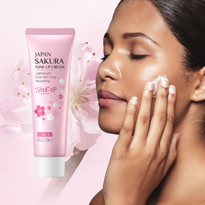 Crema facial hidratante LAIKOU Sakura de 30 g para el cuidado de la piel._voghion.com