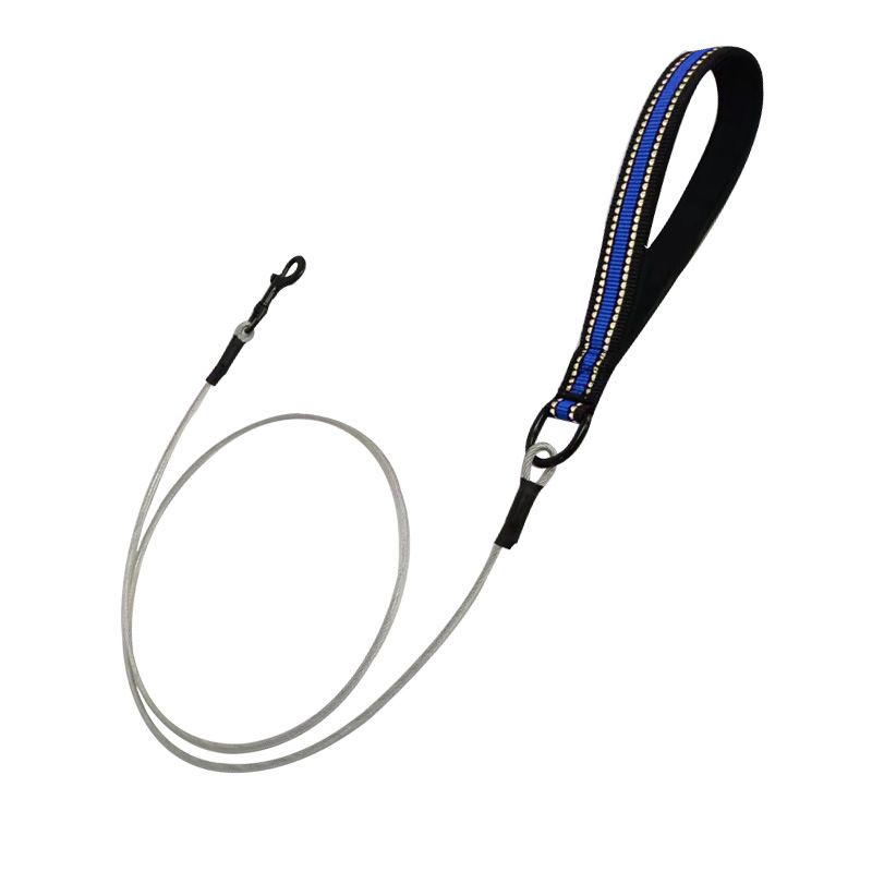 Anti-Bite Steel Wire Rope Explosion-Proof Dog Samoyed Golden Retriever Walking Leash_voghion.com