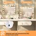 Hollywood Makeup Mirror Large Vanity Light Mirror With 14 Dimmable LED Bulbs_voghion.com