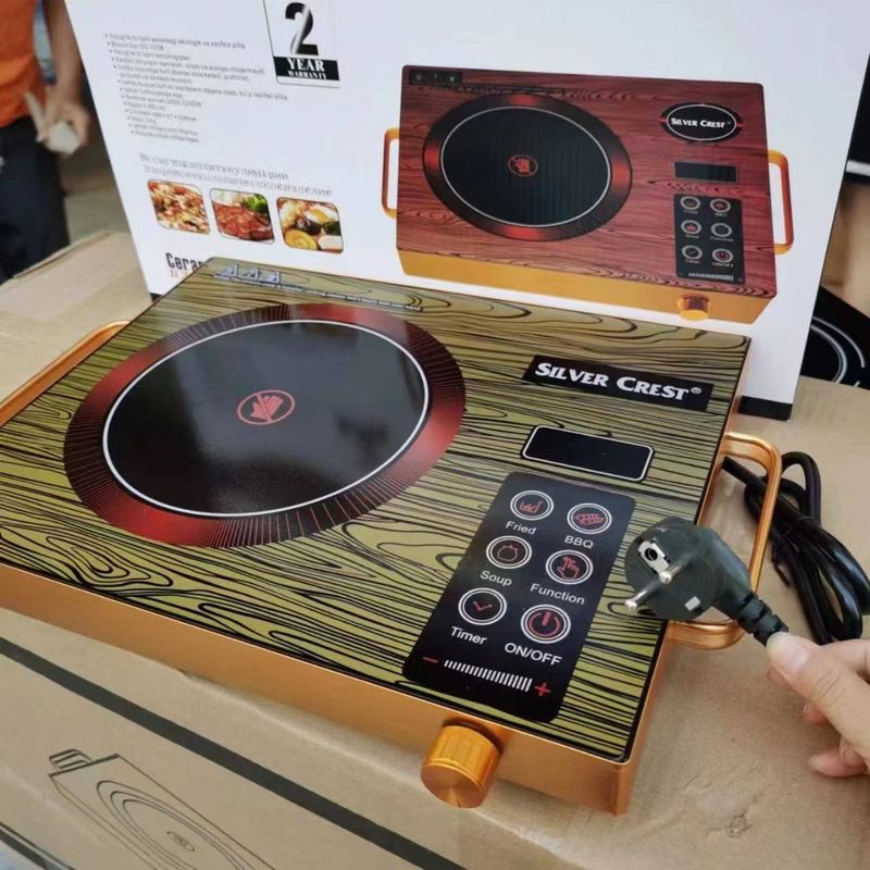 Black Gold Edition Intelligent Touch Control Home Multi Function Stir Frying Light Wave Energy saving Electric Ceramic_voghion.com