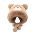 Cappello da orso in peluche per donna autunno inverno 2025, nuovo, carino, dimagrante, antivento, caldo, protezione per le orecchie, versatile_voghion.com