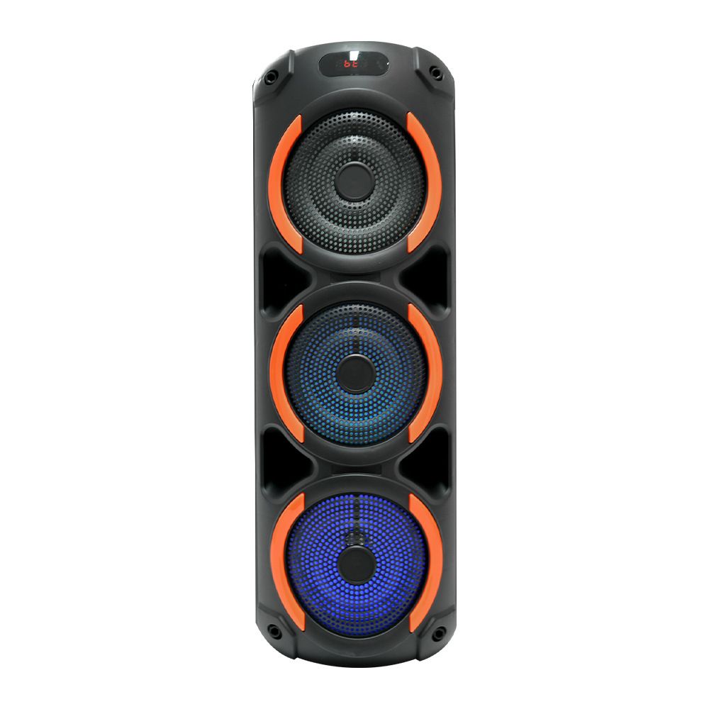 Ηχείο Bluetooth ZQS8305, Τρία μεγάλα ηχεία 8 ιντσών, από το δάπεδο μέχρι την οροφή, υψηλής ισχύος, εξωτερικό καραόκε για το σπίτι, μεγάλο στερεοφωνικό_voghion.com