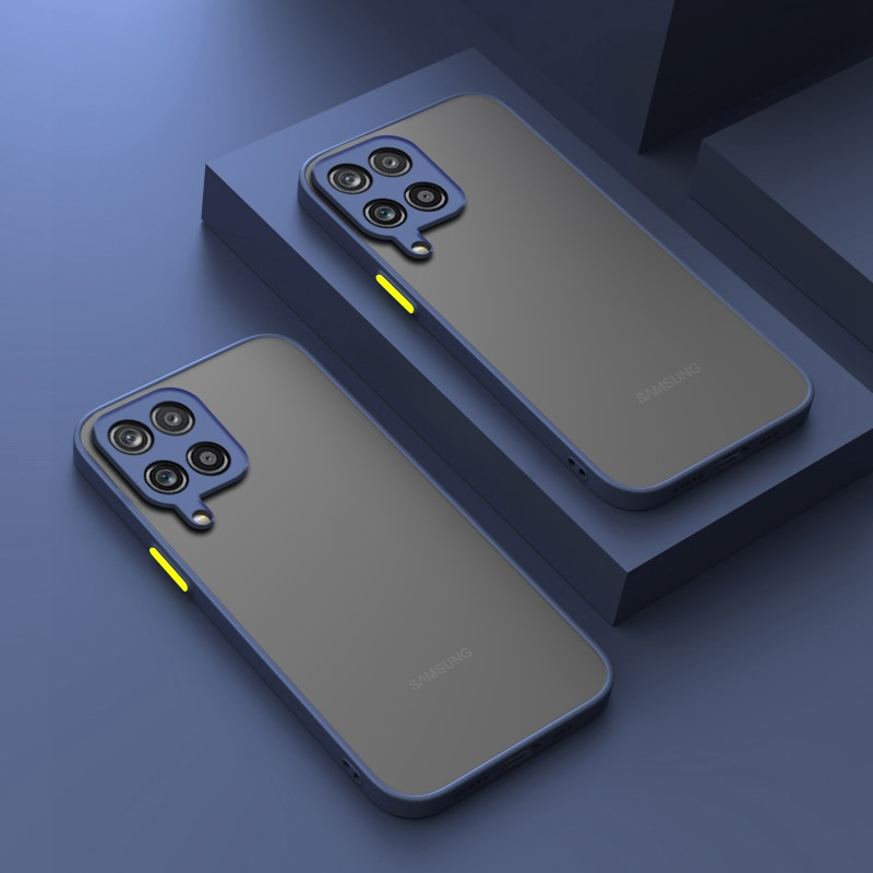 Protect Lens Stötsäkert telefonfodral för Samsung Galaxy A12 A22 A34 A54 M22 M32 M33 M53 A53 A52 A72 A13 A33 S23 Mjuk_voghion.com