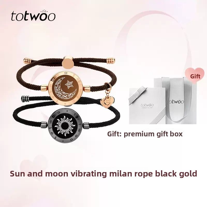 Sonne Mond Liebhaber Smart Sensing Armband Blinkende Vibration Lange Distanz Liebespaar Interaktiv Valentinstag_voghion.com