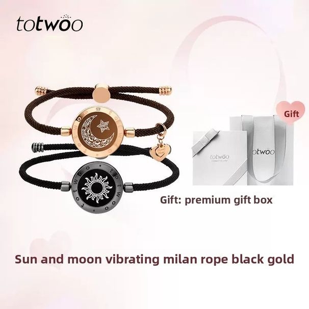 Sonne Mond Liebhaber Smart Sensing Armband Blinkende Vibration Lange Distanz Liebespaar Interaktiv Valentinstag_voghion.com