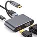 Type-C To 4K HDMI-compatible VGA USB C 3.0 Hub Adapter For MacBook Nintendo Samsung S20 Dex Huawei P30 Dock Xiaomi 10 TV_voghion.com