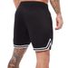 Pantalones cortos deportivos de malla de secado rápido para hombre, holgados, de un cuarto de longitud, para entrenamiento físico, correr, baloncesto y transpirables_voghion.com