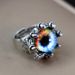 Jewelry Devil's Eye Handicraft Men's Dominant Trendy Open Zinc Alloy Hip Hop Ring_voghion.com