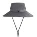 Cappello da sole a tesa larga da uomo - Cappello da esterno ad asciugatura rapida UPF 50+ per ciclismo, escursionismo e pesca_voghion.com