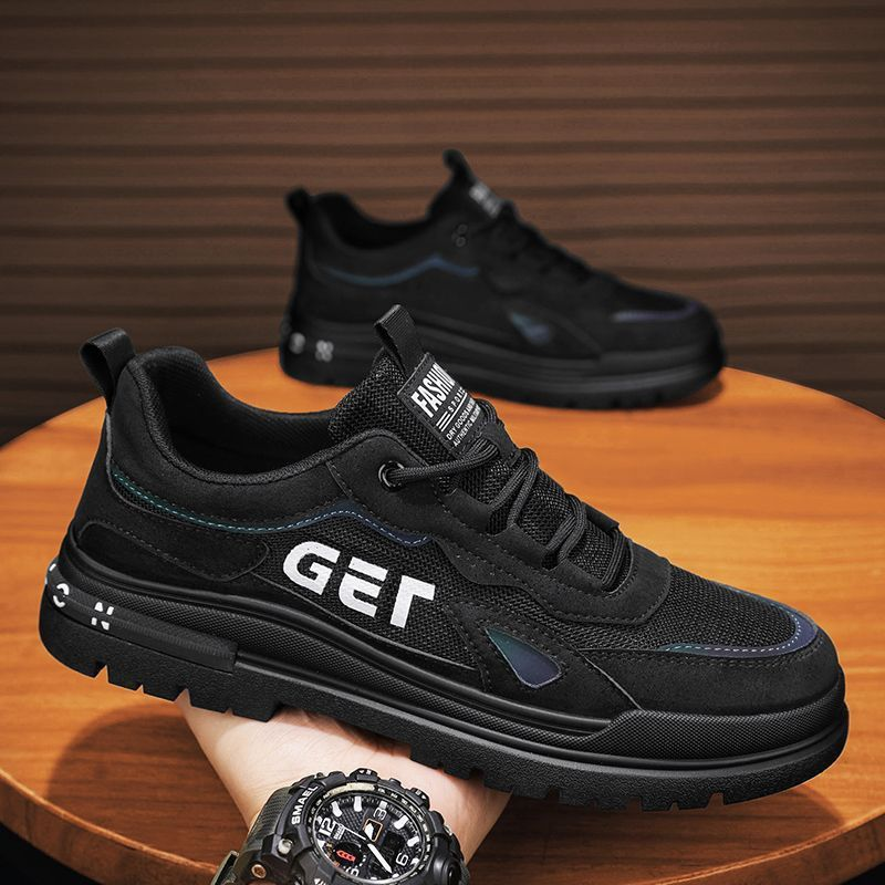 Mesh-Schuhe Mesh-Oberfläche atmungsaktive Herren rutschfeste Arbeitsschuhe_voghion.com