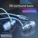 Flat Head Earphone Port Wired In-Ear Earplugs Typec Applicable To Huawei Honor Xiaomi VIOP With Microphone Karaoke Game_voghion.com
