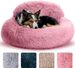 Cama redonda y cálida de felpa larga para gatos, para perros pequeños y medianos_voghion.com