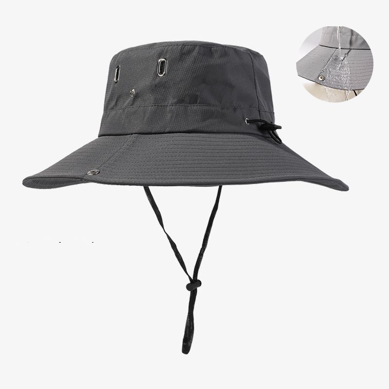 Sun Hat Wide Brim For Men Women Outdoor Sports Cycling Hiking Fishing Breathable Sun Protection Fashionable Bucket Hats_voghion.com