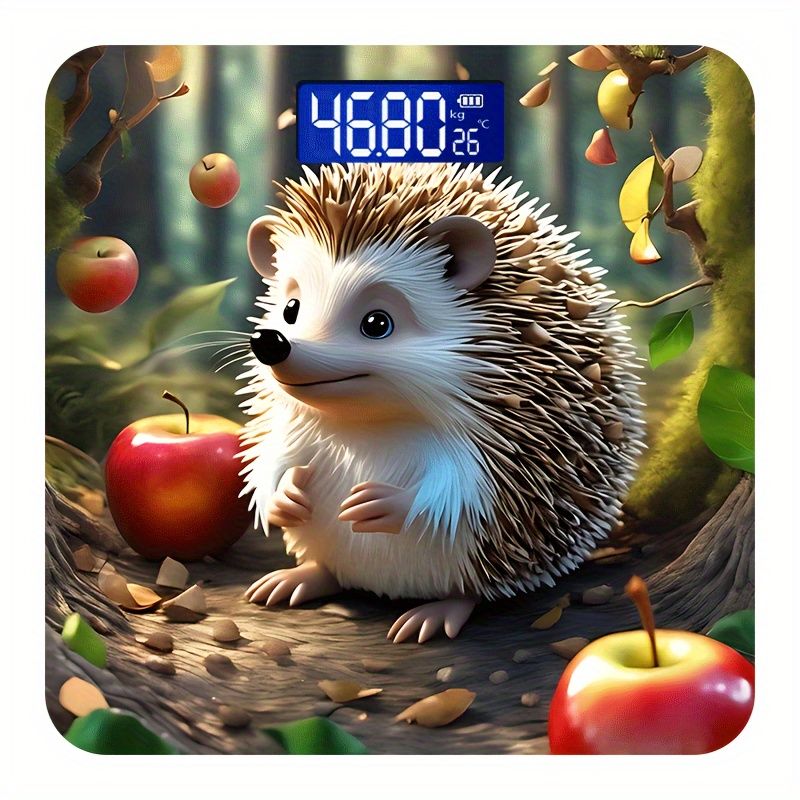 Bilancia digitale intelligente da bagno con display LCD retroilluminato e 4 sensori ad alta precisione per un rilevamento accurato del peso - Home_voghion.com