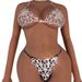 Sieviešu Sexy Rhinstone Apakšveļa Ķēdes uzvalks Crystal G-String Bikini Krūšturis Sparkly Party Crop Top Biksītes Juvelierizstrādājumi Aksesuāri_voghion.com