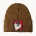 Unisex Accessories Hip Hop Knit Beanie Animal Embroidery Pattern Knit Hat Neutral Warm Beanie_voghion.com