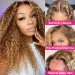 Deep Wave Human Hair Wig Honey Blonde Curly Lace Frontal Wig Women Glueless Wigs_voghion.com