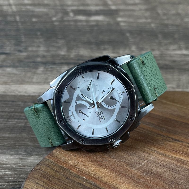Montre à quartz tendance pour homme, nouvelle montre à grand cadran, décontractée, à la mode, avec ceinture_voghion.com