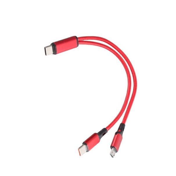 27W 5A Daten Ladekabel Draht Typ C Zu USB 5Pin & Typ C Splitter Kabel Linie_voghion.com
