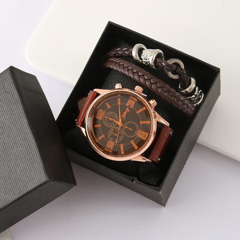 Uhren-Geschenkset, Uhren-Geschenkbox, Herren-Business-Geschenkset, Geldbörse, Gürtel, Souvenir, Vatertag, Geburtstagsgeschenk 520_voghion.com