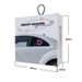 Solar Powered No Wiring LED Heart Triangle Window Wireless Neon Light Glowing C-Pillar Atmosphere Car Interior_voghion.com