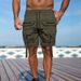 Men's Clothing Functional Workwear Shorts Men's Summer Multi Pocket Paratrooper Pants Loose Sports Shorts_voghion.com