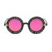 2020 New Fashion Round Frame Sunglasses Woman Vintage Sun Glasses Female Bee Design Brand Designer UV400_voghion.com