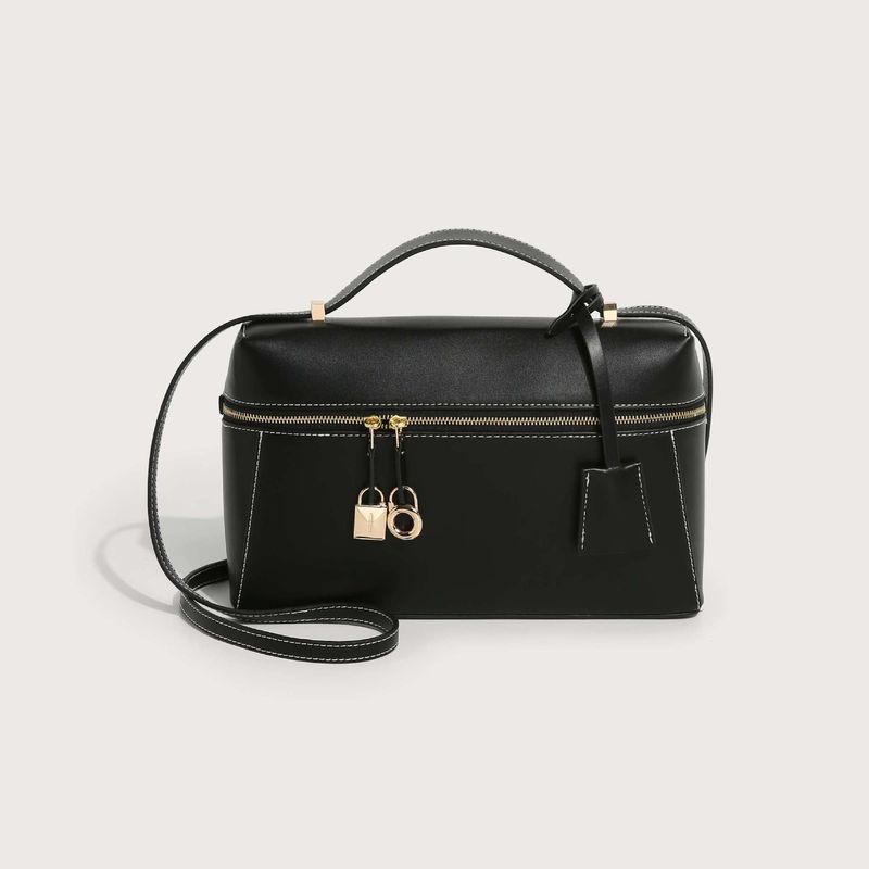 Borsa da donna retrò, borsa a tracolla portatile monospalla, borsa porta pranzo LP, stesso stile, moda di alta qualità, semplice, tutto-fiammifero_voghion.com