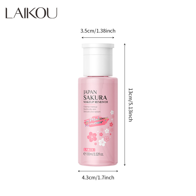 LAIKOU Sakura Cleansing Water 100ml Oczyszczanie porów Demakijaż twarzy Pielęgnacja skóry_voghion.com