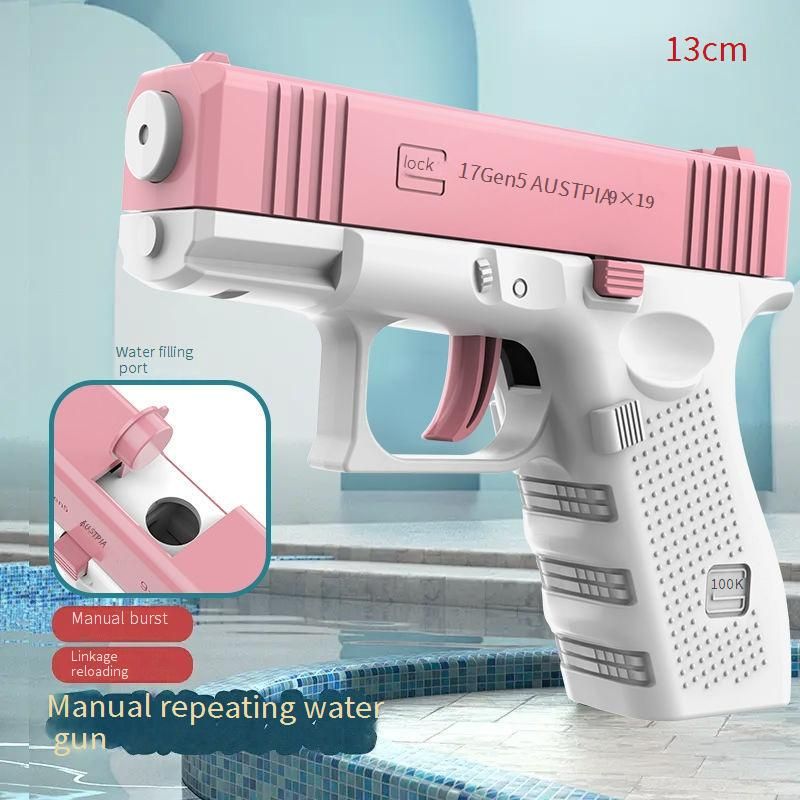 Kanner Spillsaachen Elektresch Glock Waasserpistoul Spillsaach Kanner Sprëtzwaasser Glock Kampf Waasserpistoul_voghion.com