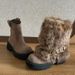 Damen-Schneestiefel, wasserdicht, pelzig, für Damen, Winter 2025, neuer Stil, Fleece-gefüttert, verdickte Island-Kurzstiefel, dicke Sohle, große Zehenpartie_voghion.com