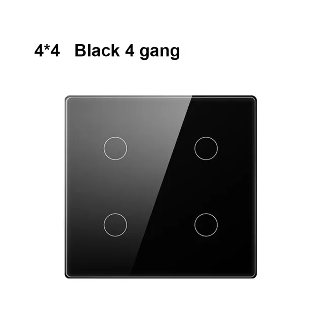 AVATTO Tuya Brazil 4x4 WiFi Wall Switch, Touch-Sensor Smart home interruptor 4/6 Gang Light Switch work with Alexa,_voghion.com