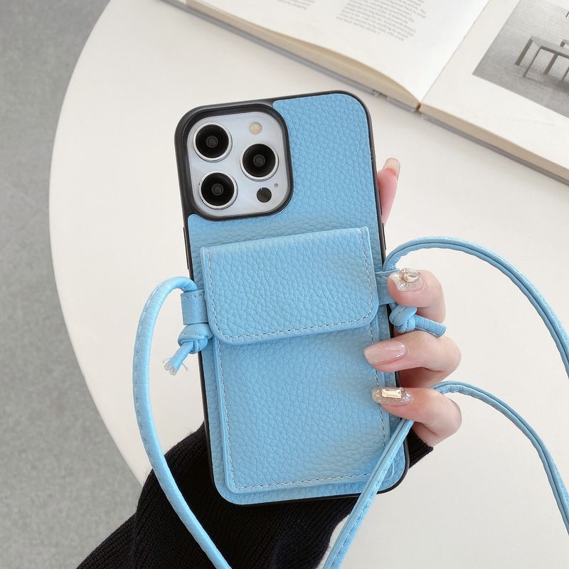 Mobile phone case holder mobile phone case suitable for iPhone15 protective cover Apple 14pro max all-inclusive mobile phone case 13 women_voghion.com
