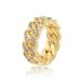 Men's Jewelry 8mm Single Row Zircon Cuban Ring Popular Hip Hop K Gold Men's Ring Tide Brand_voghion.com