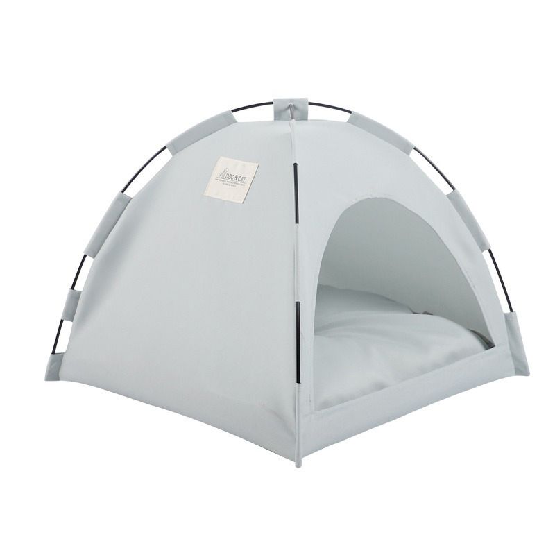 Tenda rinfrescante estiva per animali domestici, materassino in seta ghiacciata a doppia faccia, opzioni grigio chiaro e rosa_voghion.com